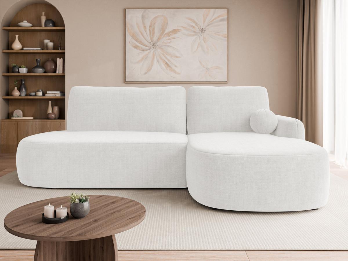 ECKSOFA Loridu O Premium, Seite: Rechts - Creme/Schwarz, Holz/Kunststoff (174/274cm) - MIRJAN24