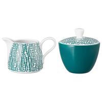 MILCH- UND ZUCKER-SET Life Fashion Trendy Petrol je 260 ml - Petrol, Keramik (1/2cm) - Seltmann Weiden