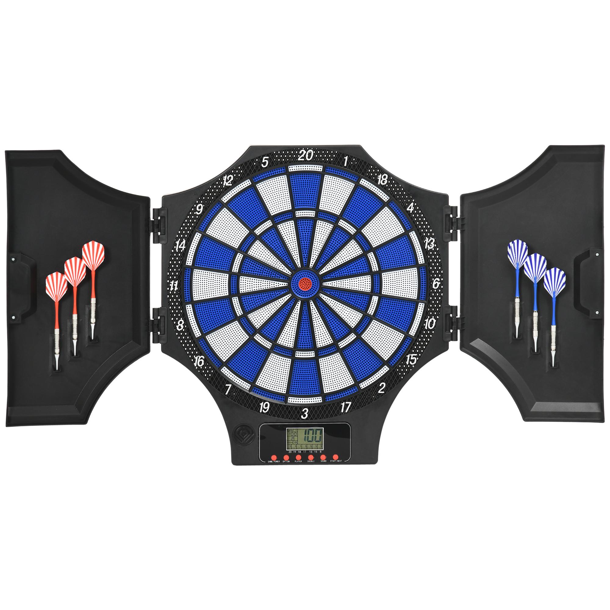 ELEKTRONISCHE Dartscheibe - Schwarz, Kunststoff (45/83cm) - SPORTNOW