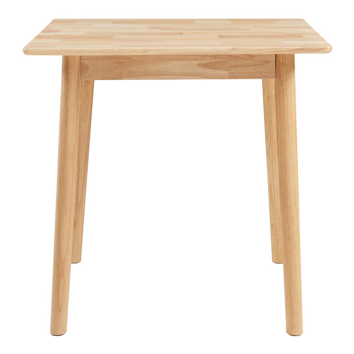 ESSTISCH Klijori - Naturfarben, Holz (75/75/73.5cm) - [en.casa]