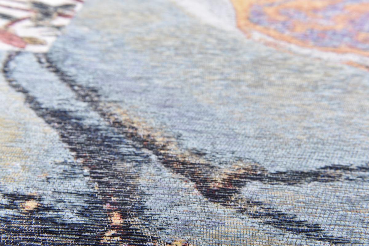 FLACHWEBETEPPICH Cosima 130x190 cm - Türkis, Textil (130/190cm) - Gino Falcone
