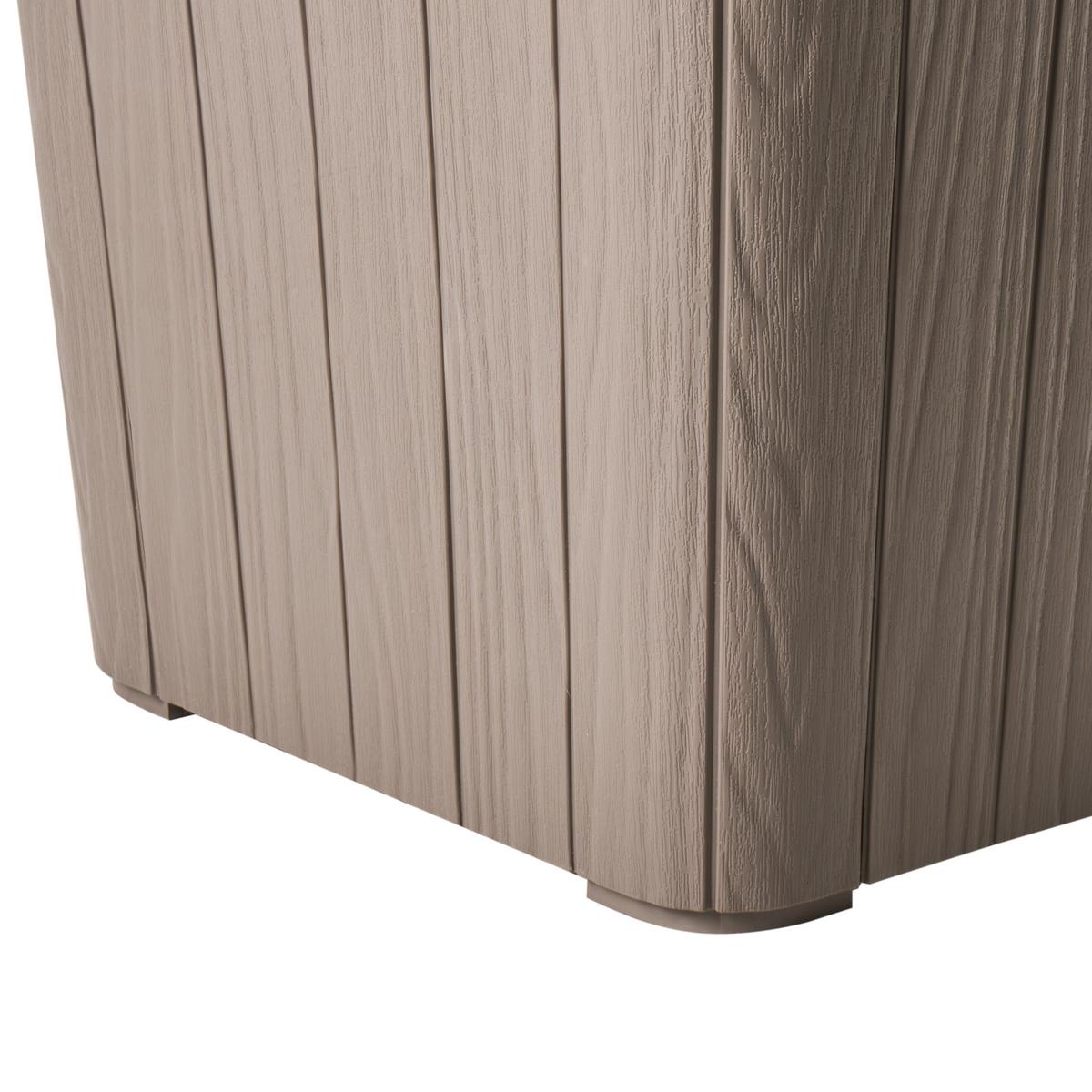 AUFBEWAHRUNGSBOX 40/40 cm Taupe - Taupe, Kunststoff (40/42/40cm) - Beliani