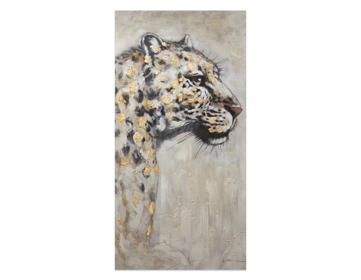 ACRYLBILD HANDGEMALT 62,5/122,5 cm - Schwarz, Holz/Textil (62.5/122.5cm) - KUNSTLOFT