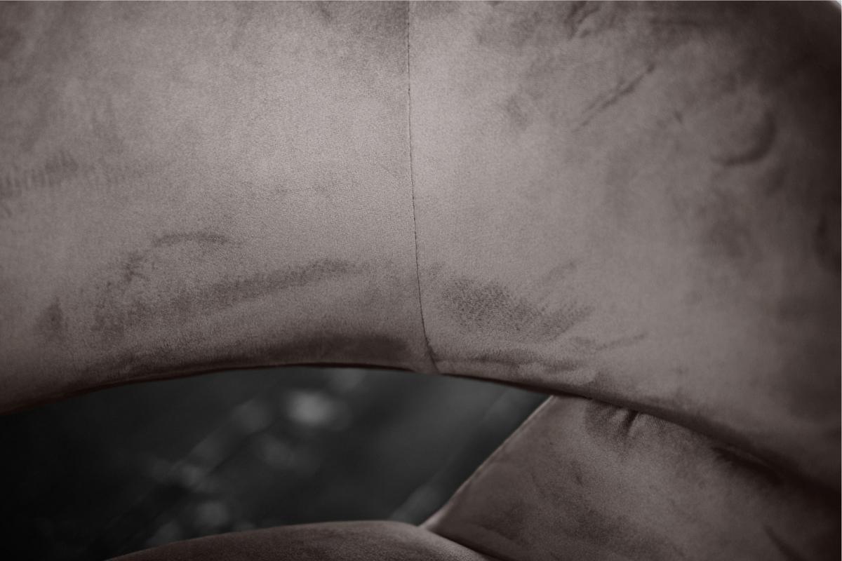 ESSZIMMERSTUHL LARA Taupe Velvet Drehbar (360°) (1er-Set) - Taupe, Kunststoff/Textil (61/82/62cm) - KAWOLA