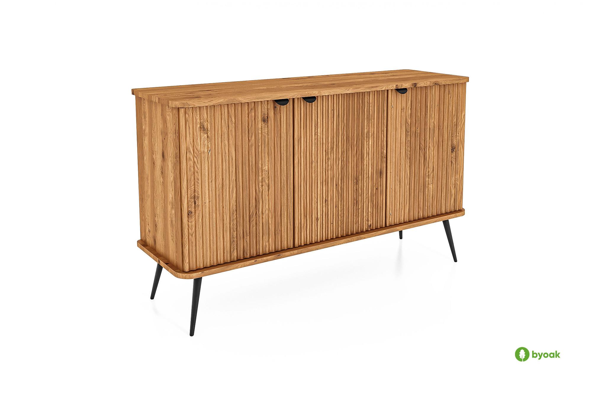 KOMMODE LINA Wildeiche - Wildeiche, Holz (144/87/46cm) - byoak