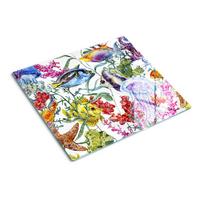 GLASPLATTE 60x52 cm Korallenriff - Orange, Glas (60/0.4/52cm) - TULUP