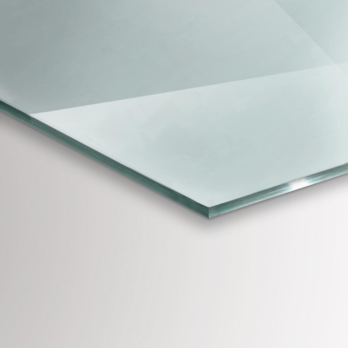 GLASPLATTE für Kamin transparent 60x40 cm - Transparent, Glas (60/40/0.4cm) - TULUP