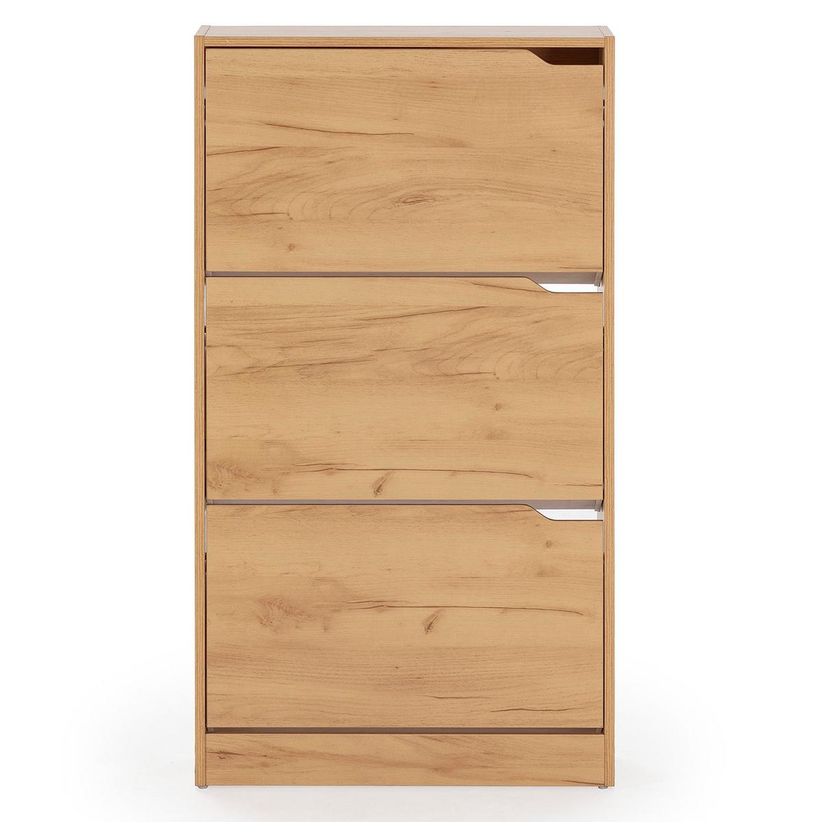 SCHUHRANK Angel, Farbe Eiche hell - Honigeiche, Holzwerkstoff (63/115/24cm) - VS Venta-stock