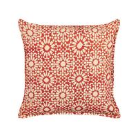 DEKOKISSEN Creme 45/45 cm Ceiba - Creme, Naturmaterialien/Textil (45/45cm) - Beliani