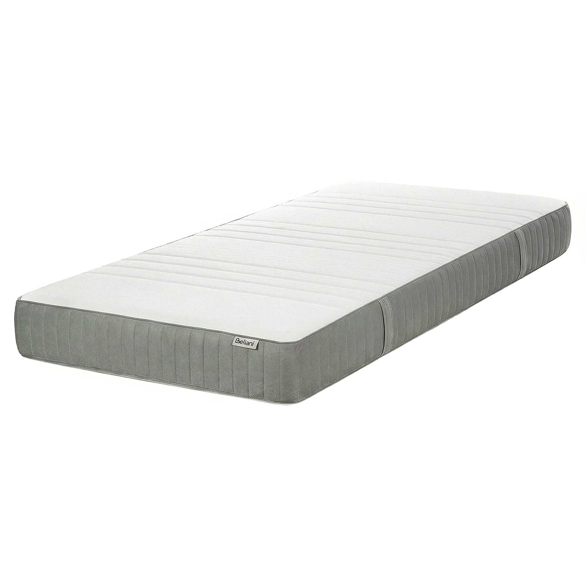 SCHAUMMATRATZE H3/4 Fest 80/200 cm Cheer - Weiß, Textil (80/200cm) - Beliani