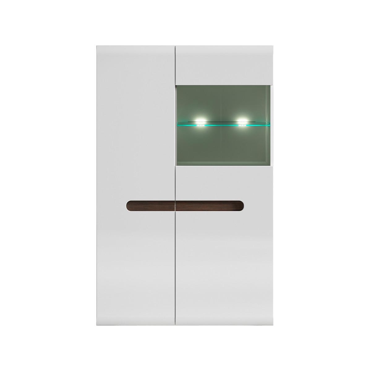 GESCHIRRSCHRANK Darrel Weiß - Weiß, Holzwerkstoff (90/145/41cm) - Petits-meubles
