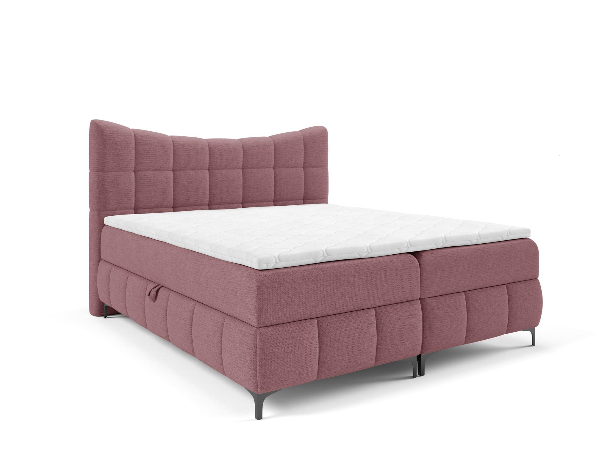 BOXBETT Charles Premi.. In Aragon - Rot, Holzwerkstoff/Textil (140/200cm) - Fun Möbel
