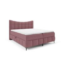BOXBETT Charles Premi.. In Aragon - Rot, Holzwerkstoff/Textil (140/200cm) - Fun Möbel