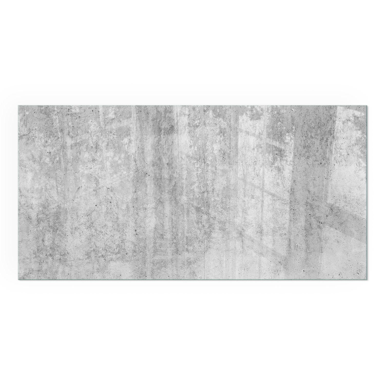 GLASPLATTE für Kamin 140x70 cm - Grau, Glas (140/70/0.4cm) - TULUP
