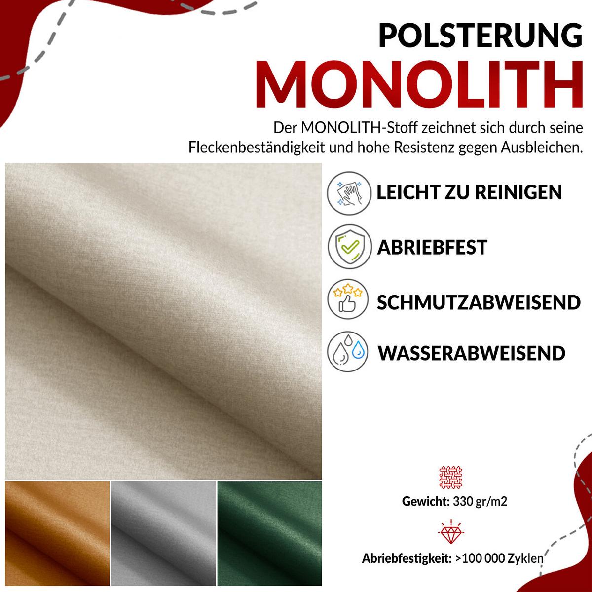 BOXBETT ALLY 160/200 Dunkelgrau Velvet - H3 - Dunkelgrau, Holz/Textil (160/200cm) - MKS