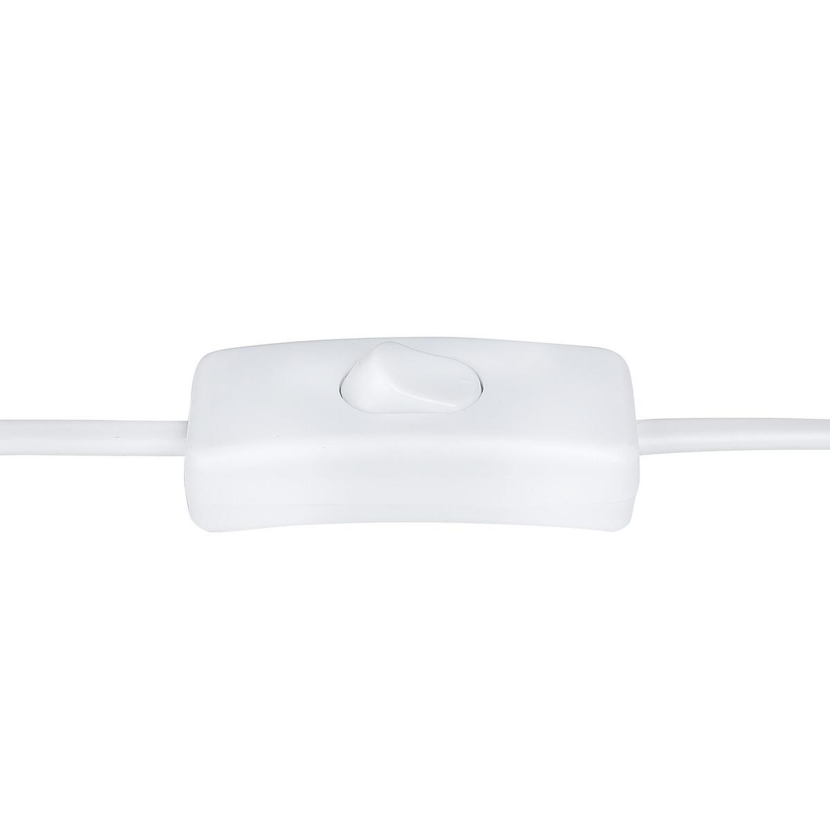 TISCHLAMPE Navia 30/30/50 cm - Weiß, Keramik (30/30/50cm) - Beliani
