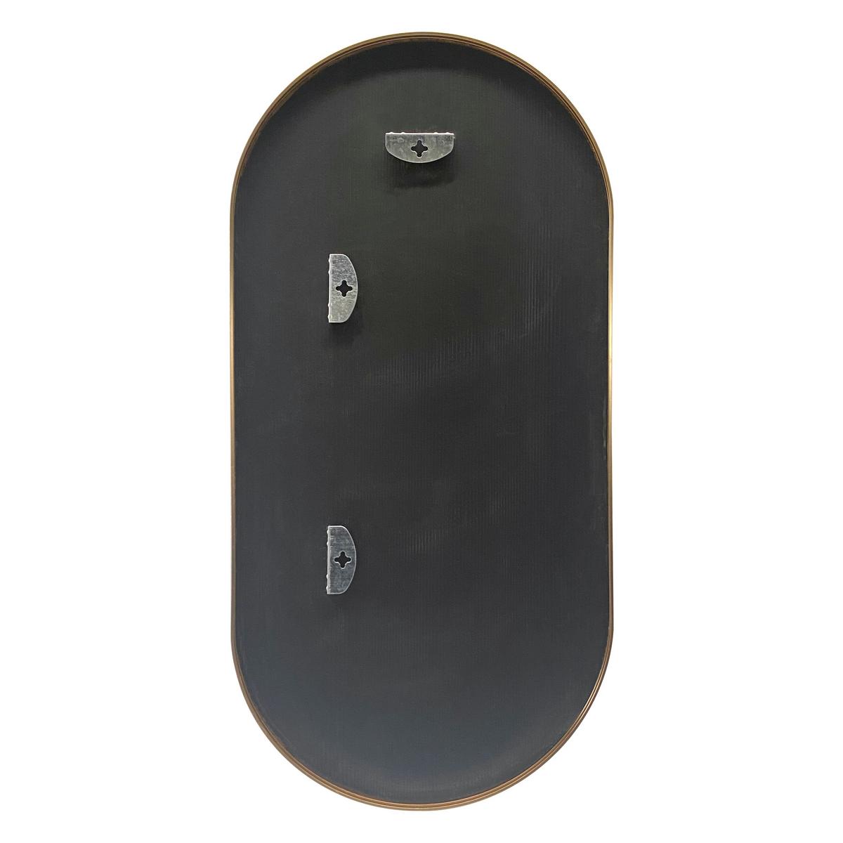 WANDSPIEGEL Corato - Goldfarben, Glas/Metall (38.4/2.8/78.4cm) - [en.casa]