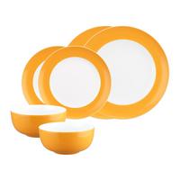 BASIC-SET Liberty Pure Colors Mango Orange 6-tlg. - Orange, Keramik (2/2/2cm) - Seltmann Weiden