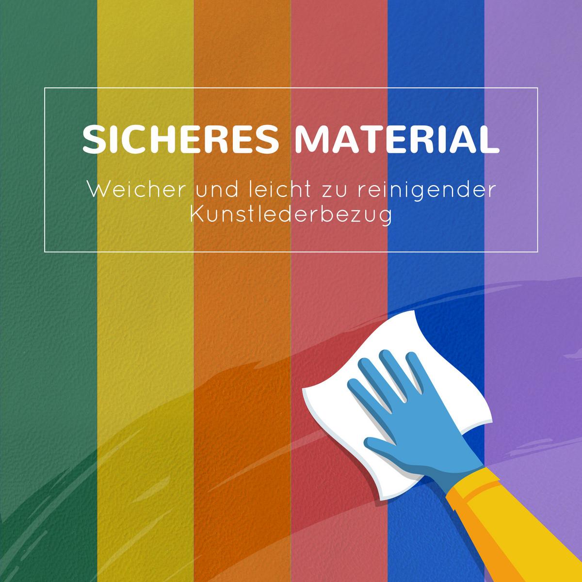 11-TLG. Softbausteine, Schaumstoffbausteine, Bausteinset zum Toben, Klettern - Multicolor, Kunststoff (25/25cm) - HOMCOM