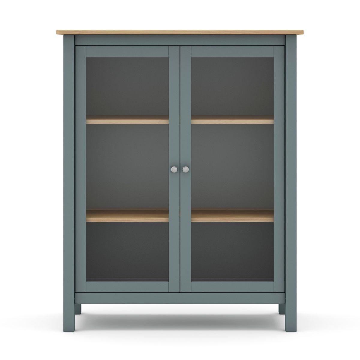 ESSZIMMERSCHRANK Misti Grün 90/40/110 cm - Grün, Holz (40/110/90cm) - Calicosy