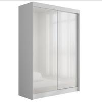 KLEIDERSCHRANK PEKA - 150 cm - Weiß - Weiß, Holzwerkstoff (150/215/61cm) - ALTDECOR