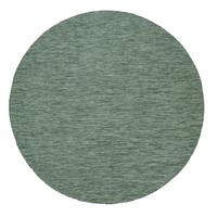 FLACHWEBTEPPICH, einfarbig, aus Polypropylen, Grün, Ø 80 cm - Grün, Textil (80/80cm) - KADIMA DESIGN