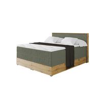 BOXSPRINGBETT LOLLI9 -KING 120x200 - H3/H4 Olivgrün - Olivgrün, Holzwerkstoff (120/200cm) - ALTDECOR