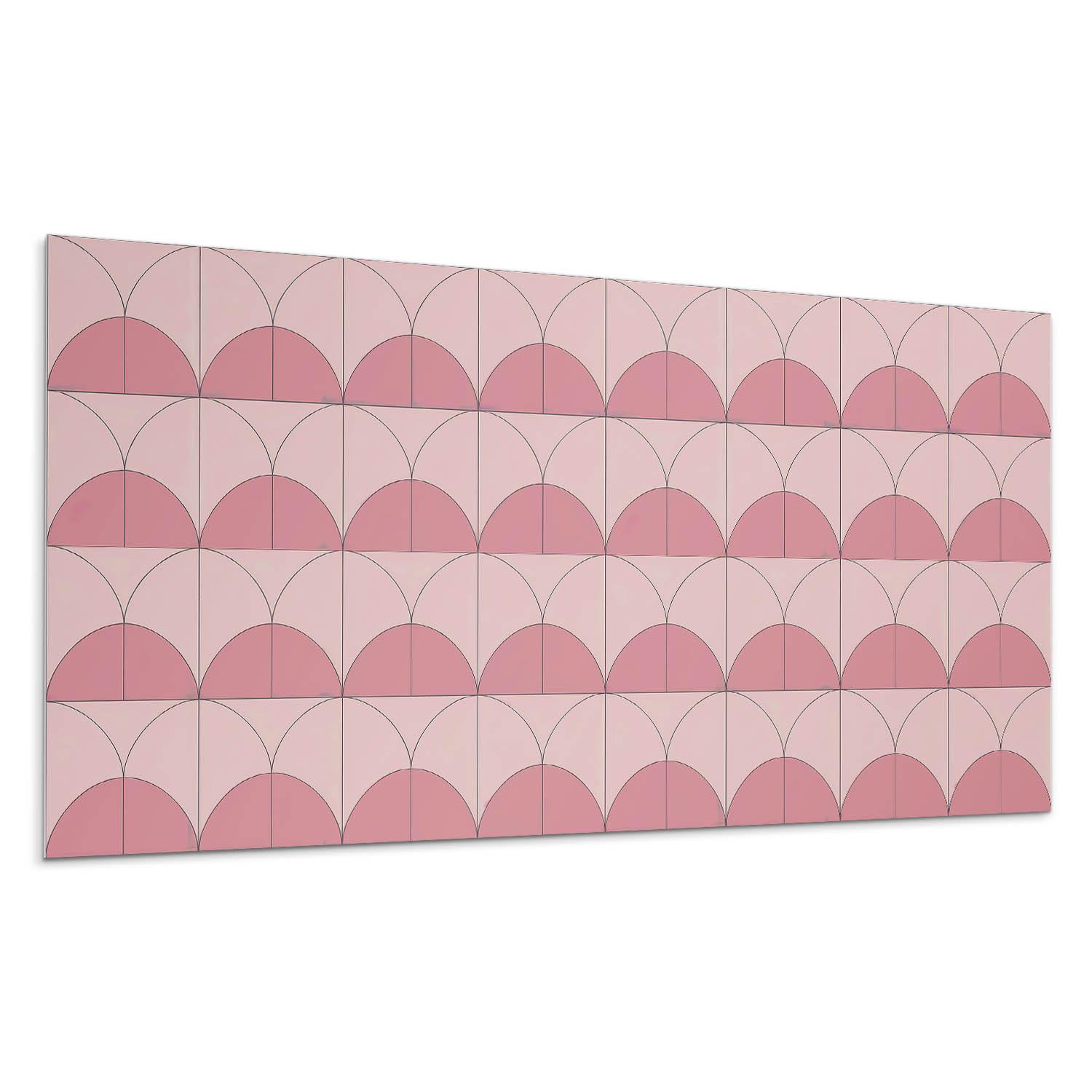 WANDPANEEL 6x 60x30 cm selbstklebend Velmorra - Rosa, Kunststoff (30/1.6/60cm) - Wallfluent