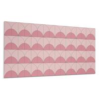 WANDPANEEL 6x 60x30 cm selbstklebend Velmorra - Rosa, Kunststoff (30/1.6/60cm) - Wallfluent