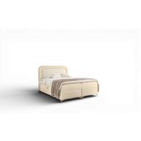 BOXBETT Willow - Creme, Holzwerkstoff/Textil (160/200cm) - Fun Möbel