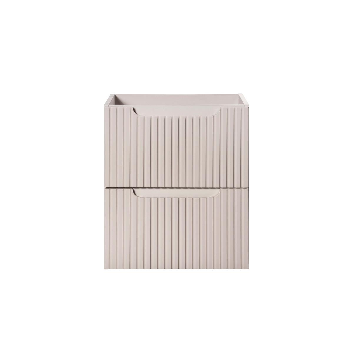 WASCHTISCHUNTERSCHRANK 50cm Riva Kaschmir - Beige, Holzwerkstoff (50/57/40cm) - Petits-meubles