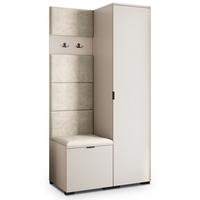 GARDEROBENSCHRANK LORI 95/181/51 cm Modern Kaschmir - Kaschmir/Beige, Holzwerkstoff (95/181/51cm) - MASSENO