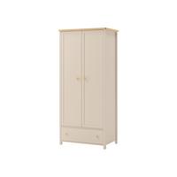 DREHTÜRENSCHRANK Story 2D1S SO12 - Sandfarben/Goldfarben, Holzwerkstoff/Kunststoff (85/187/52cm) - MIRJAN24
