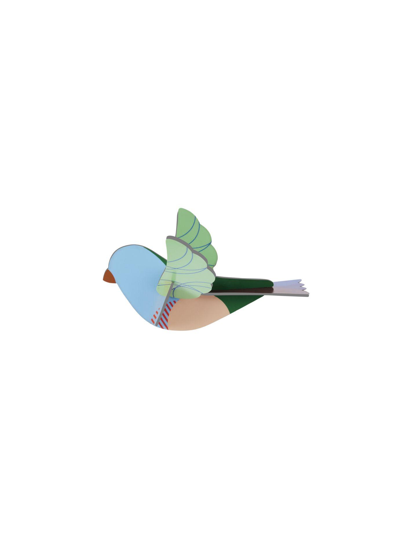 DEKOFIGUR Mobil Vogel 8.9/5.5 cm - Multicolor, Wellpappe (0.05/5.5/10cm) - Studio Roof