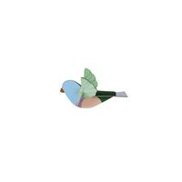 DEKOFIGUR Mobil Vogel 8.9/5.5 cm - Multicolor, Wellpappe (0.05/5.5/10cm) - Studio Roof