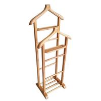 HERRENDIENER aus Massivholz 33/46/120 cm - Eschefarben, Holz (46/120/12cm) - Calicosy