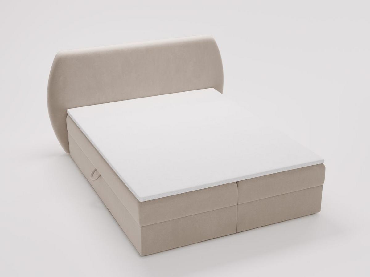 BOXBETT Bogota 140x200 Beige - Beige, Holz/Textil (140/200cm) - Graingold