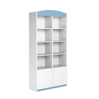 KINDERREGAL II Babydreams Blau 90\180\36 - Blau, Holzwerkstoff/Kunststoff (90/180/36cm) - RAUMHIRSCH FURNITURE