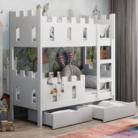 ETAGENBETT Castelo 75x180 cm - Weiß, Holz (75/180cm) - Selsey