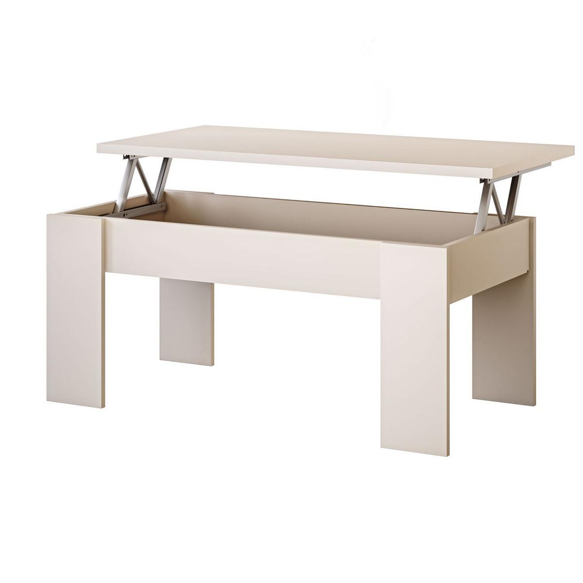 COUCHTISCH APERTO ausklappbar - Kaschmir, Holzwerkstoff (50/100/45cm) - Lookway