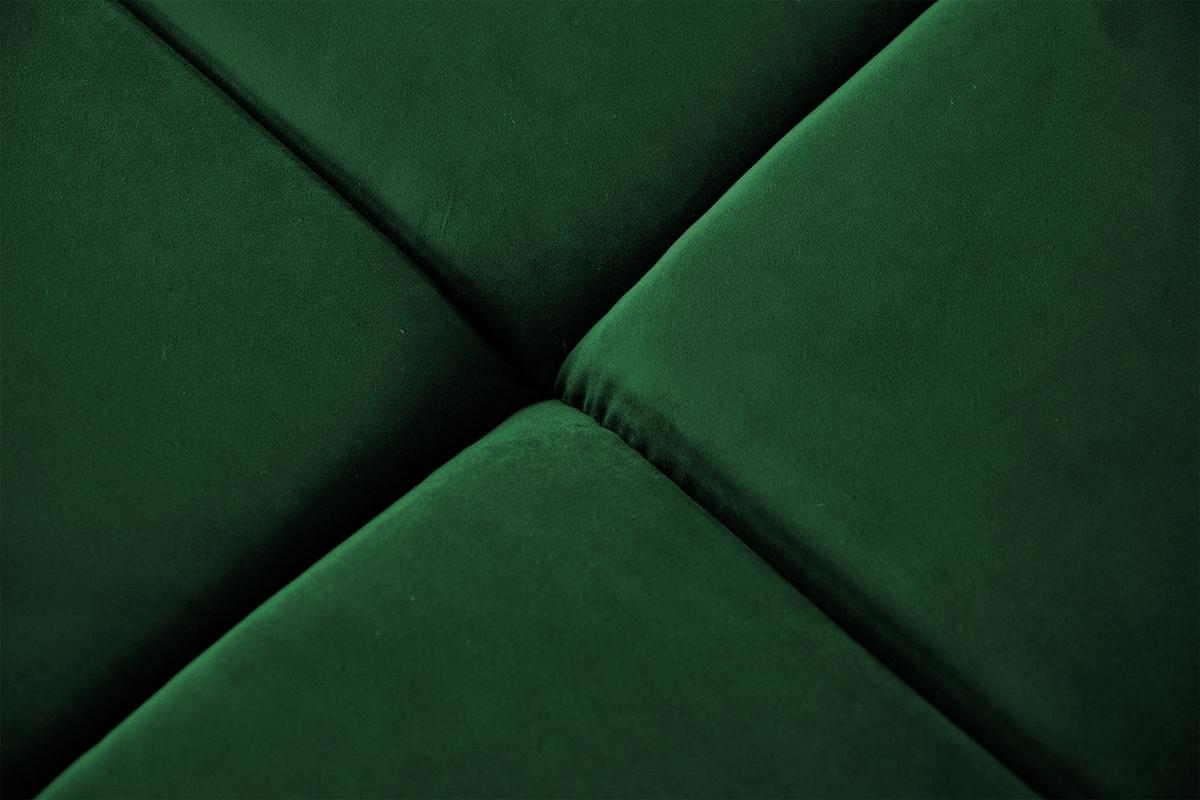 ECKSOFA NEVADA Smaragdgrün Velvet - Smaragdgrün/Schwarz, Textil (319/215cm) - KAWOLA