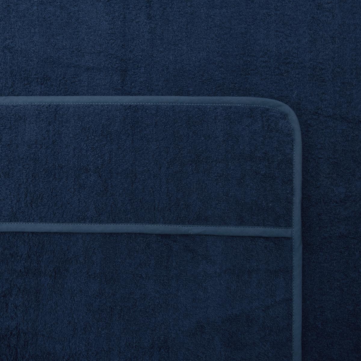 HANDTUCH Marbella 200/70cm Dunkelblau - Dunkelblau, Textil (70/200cm) - Beautissu 