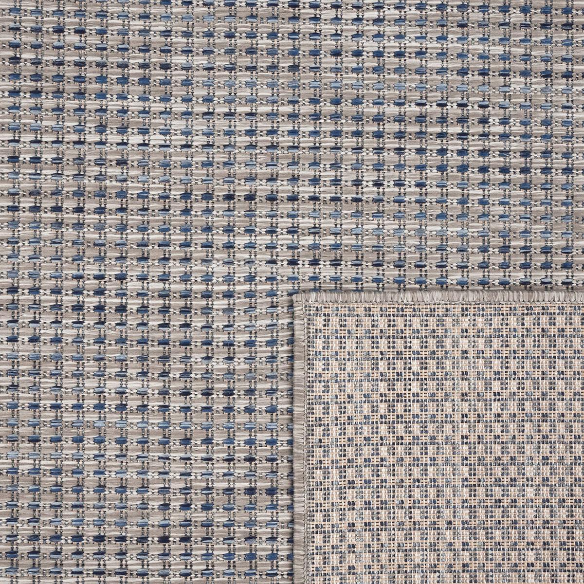 OUTDOORTEPPICH, in Naturoptik, Blau, 80 x 150 cm - Blau, Textil (150/80cm) - KADIMA DESIGN
