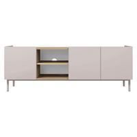 TV-SCHRANK System 77 - Kaschmir, Holzwerkstoff/Metall (153/55/44cm) - MIRJAN24