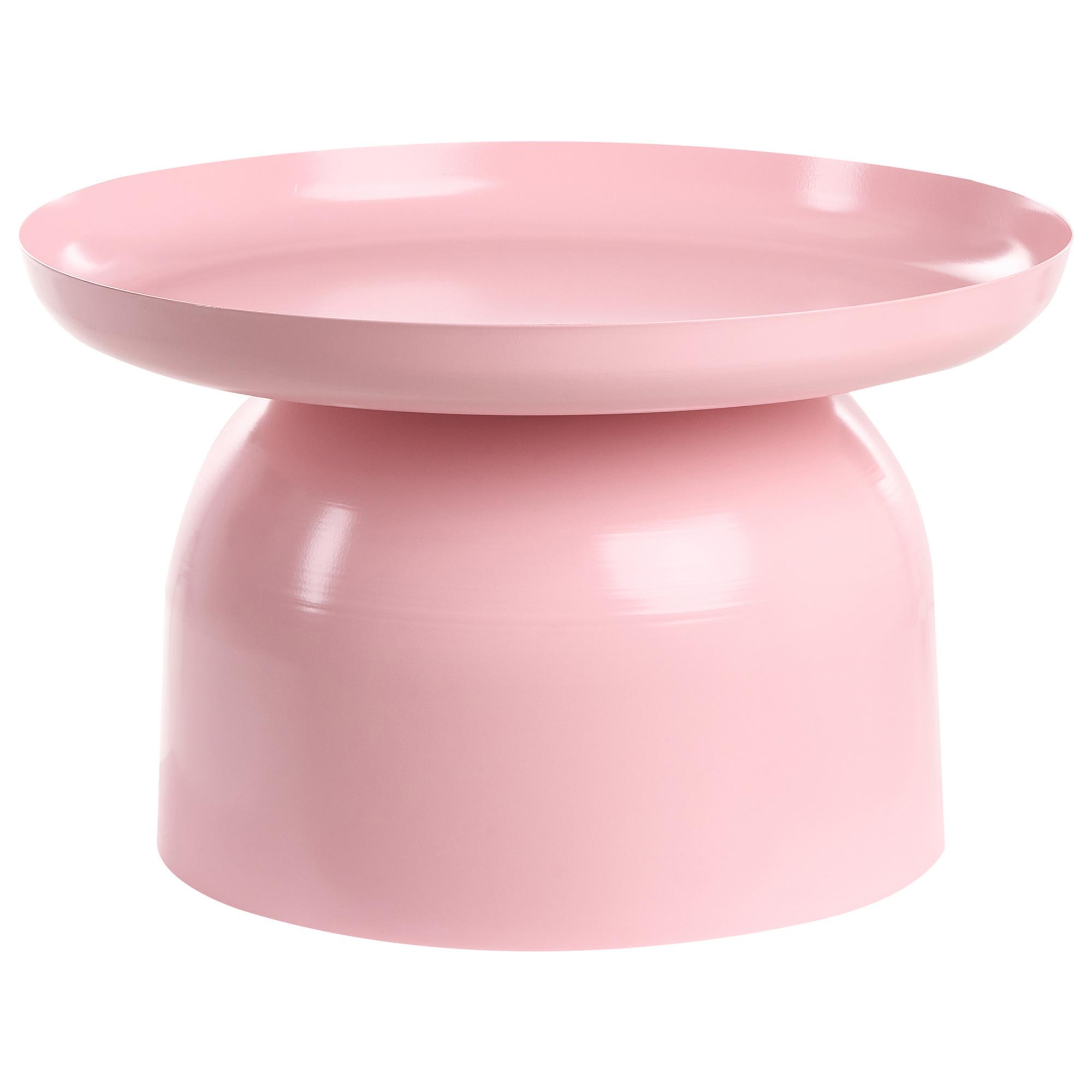 COUCHTISCH Rosa Torrens - Pink, Metall (60/60/36cm) - Beliani