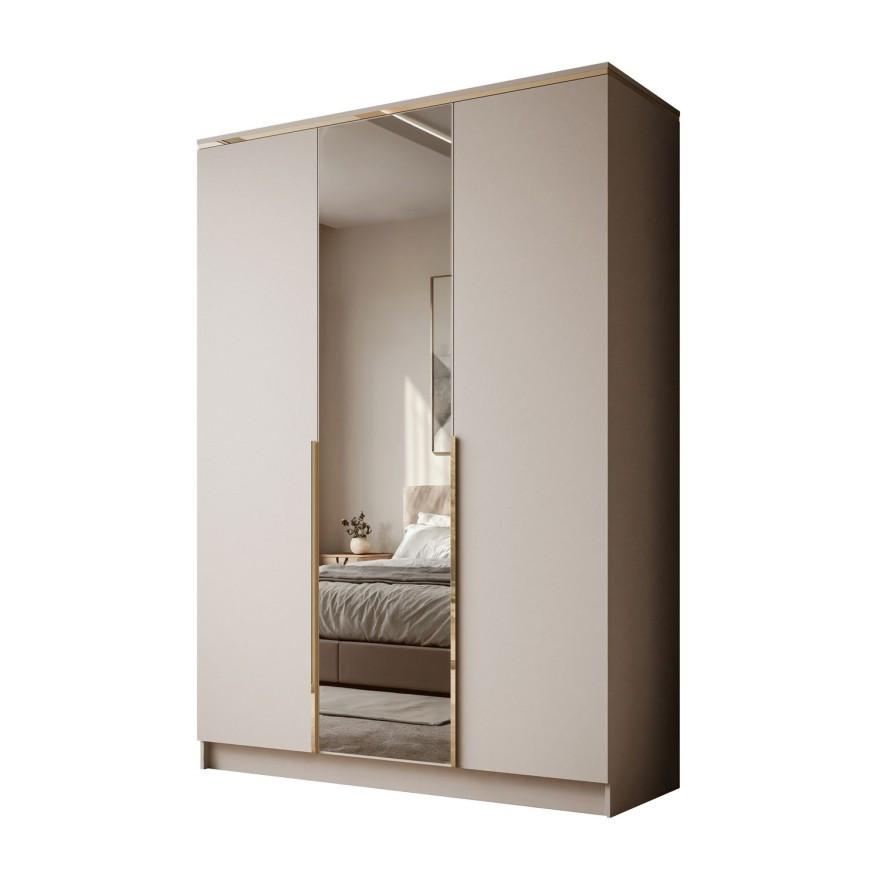 KLEIDERSCHRANK AURORA KASCHMIR 3D - Kaschmir, Holzwerkstoff (150/213/55cm) - Lookway