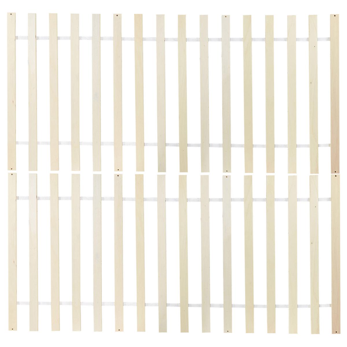 BETT mit Lattenrost 180x200 cm Weiß Tannay - Weiß, Holz (180/200cm) - Beliani
