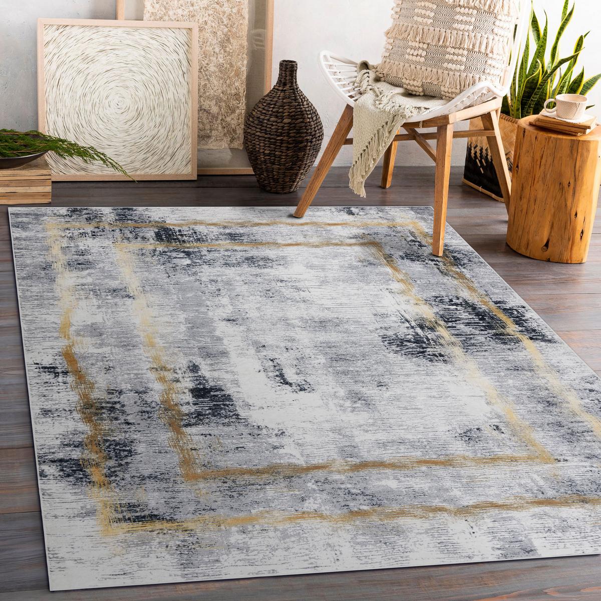 TEPPICH Andre 120/170 cm - Grau, Textil (120/170cm) - rugsX