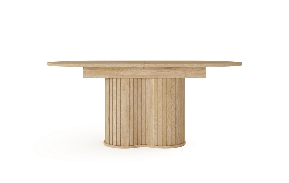 ESSTISCH CARA Ausziehbar 180 - 220 / 90 x 76 cm - Eichefarben/Eiche San Remo, Holz (180/90/76cm) - MASSENO