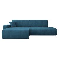 ECKSOFA Piano O Cord - Blau/Schwarz, Holz/Kunststoff (262/145cm) - MIRJAN24
